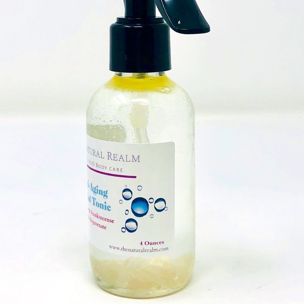 Anti-Aging Cooling Face Mist with Rose Quartz 6.0ph Japanese Beauty Water - Picture 3 of 13